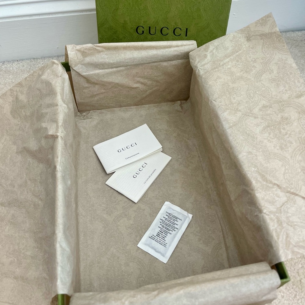 Gucci Olive Green (indented) Patterned Box Set